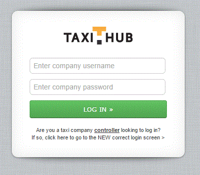 login to taxi hub